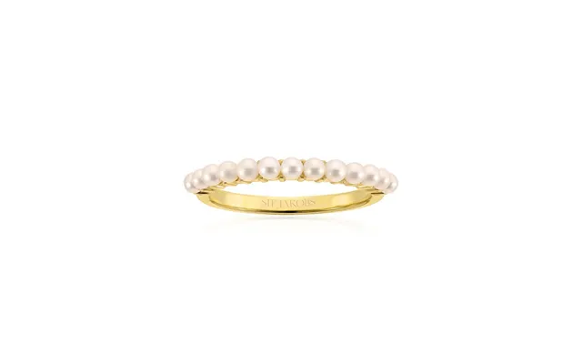 Sif Jakobs Ellera Ring I Forgyldt Med Perler