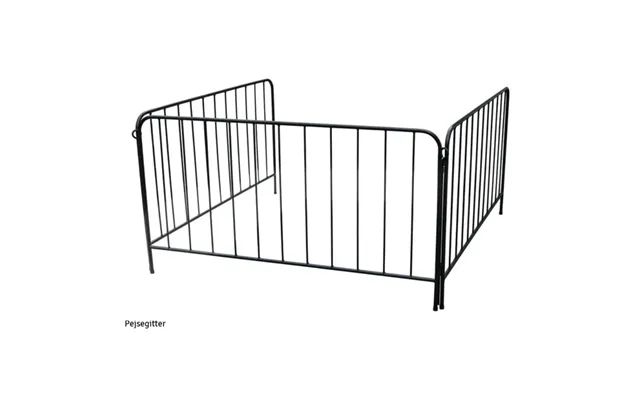 Aduro Pejsegitter Sort - 60x120x120x120x0,75
