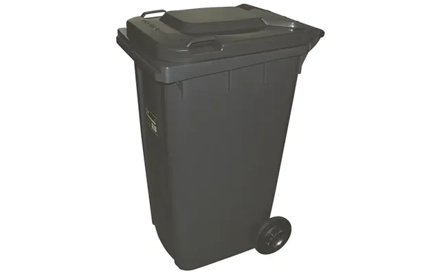 Affaldsbeholder M Hjul Sort 240 L - 202-945