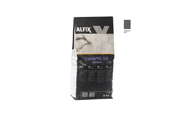 Alfix Cerafill 10 Colour Antracit - 5 Kg