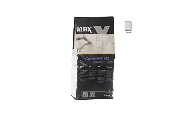 Alfix Cerafill 10 Colour Lysgrå - 5 Kg