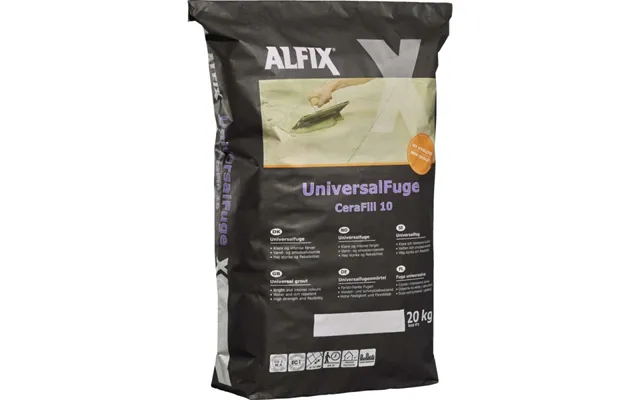 Alfix Cerafill 10 Colour Universalfuge Grå 20kg