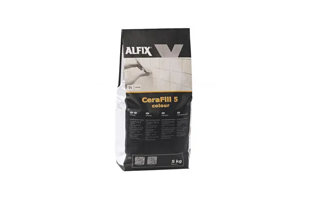 Alfix Cerafill 5 Colour Lysgrå - 5 Kg
