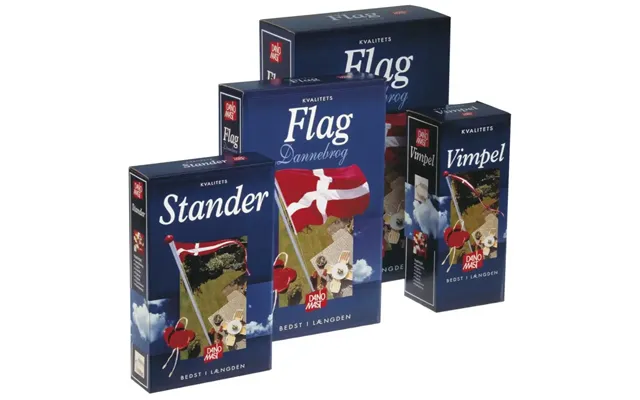 Dannebrogs Stander Til 9-10 Meter Stang
