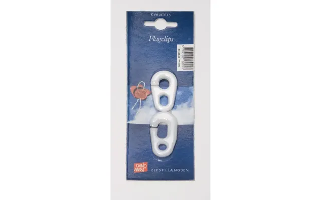 Dano Mast Flagclips - 1 Aflang Og 1 Kort