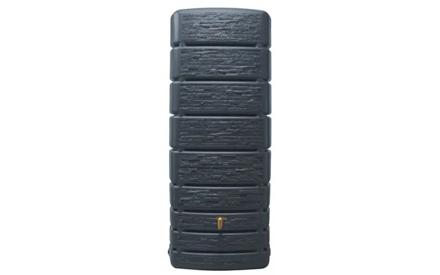 Garantia Slim Stone Regnvandsbeh. 500l Grå Granit Med Plasthane