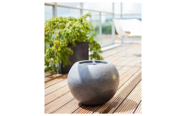 Garden Fountain Ball Jr. Led - Black Color