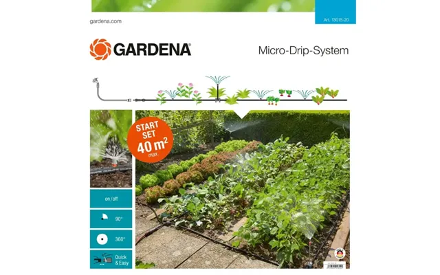 Gardena Startsæt Micro Drip Planteområder 40 Meter - 13015-20