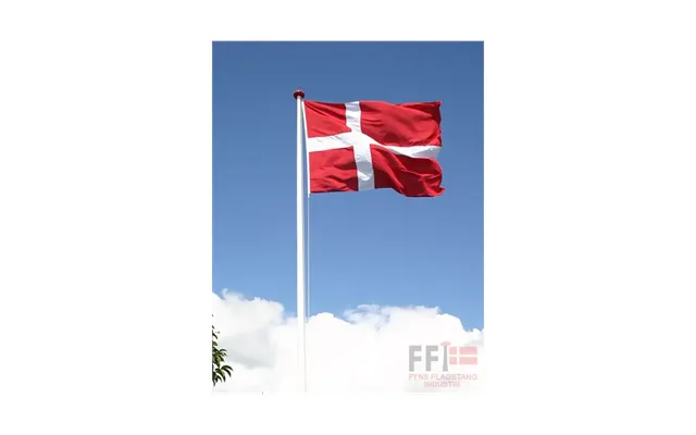 Glasfiberflagstang U Støtte 4 Meter