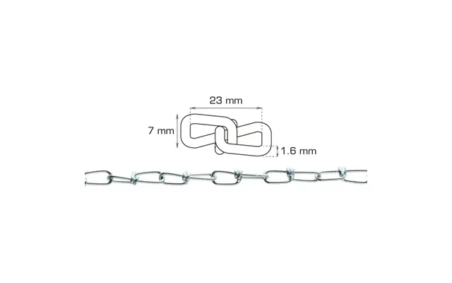 Home It Knudekæde 1,6 Mm X 2 Meter Elforsinket