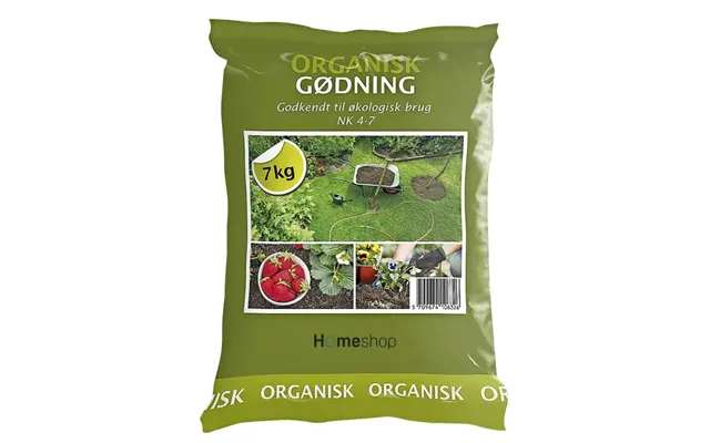 Homeshop Gødning Organisk Nk 4-7 - 7kg