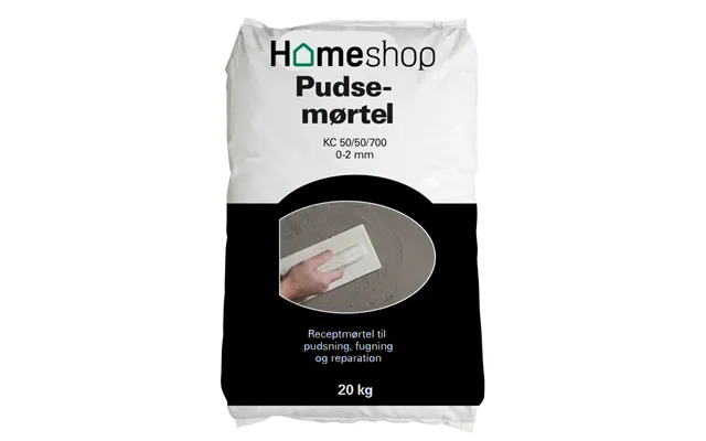 Homeshop Mørtel Pudsemørtel 0-2 Mm 20kg