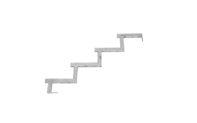 Hortus Galvaniseret Trappevange 4-trin - 801-074