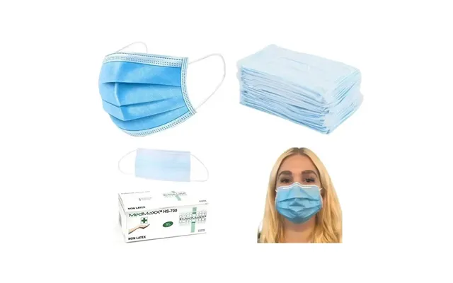 Medmaxx Mundbind Ansigtsmaske - 50 Stk. Engangs Type Ii