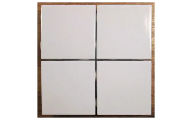Modul Hvid Blank Mosaik 9,7x9,7 Cm