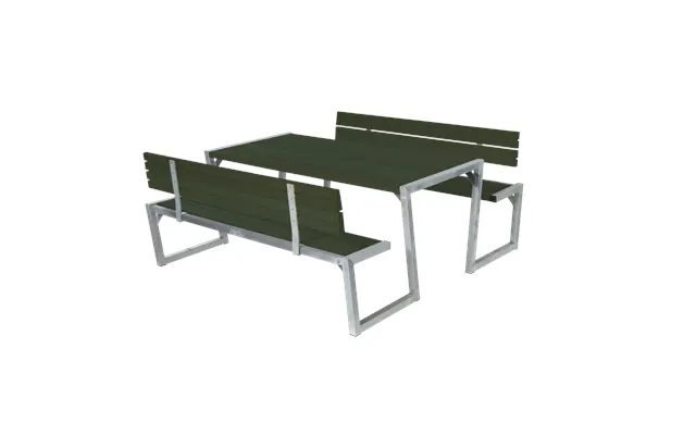 Plus Zigma Bord Bænkesæt M 2 Ryglæn - 176 Cm