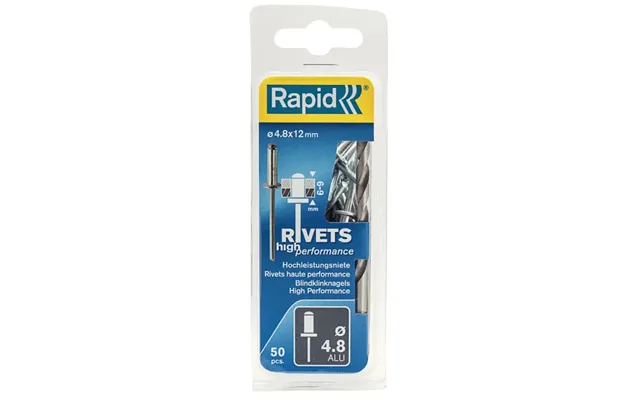 Rapid Blindnitte Ø4,8 X 12 Mm 50 Stk