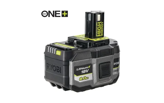 Ryobi 18v One 8,0 Ah High Energybatteri - Rb1880t