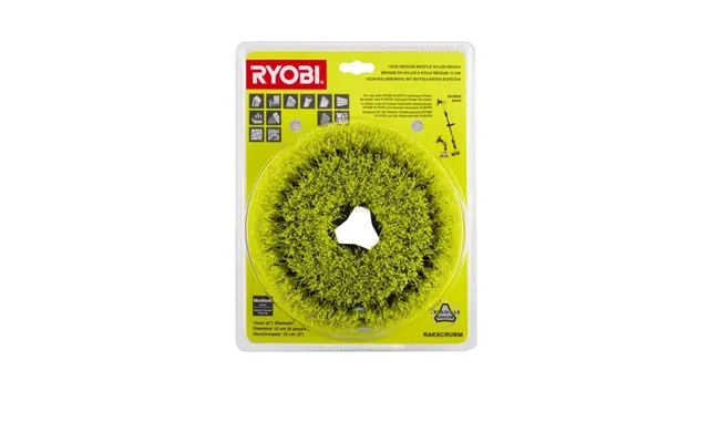 Ryobi One Mediumhård Børste Rakscrubm
