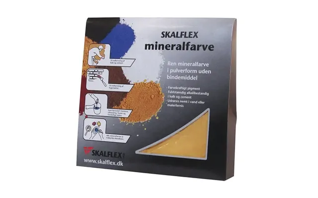 Skalflex Mineralfarve Oxydgul 0,75 Kg