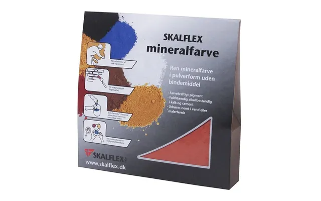 Skalflex Mineralfarve Oxydrød 200g