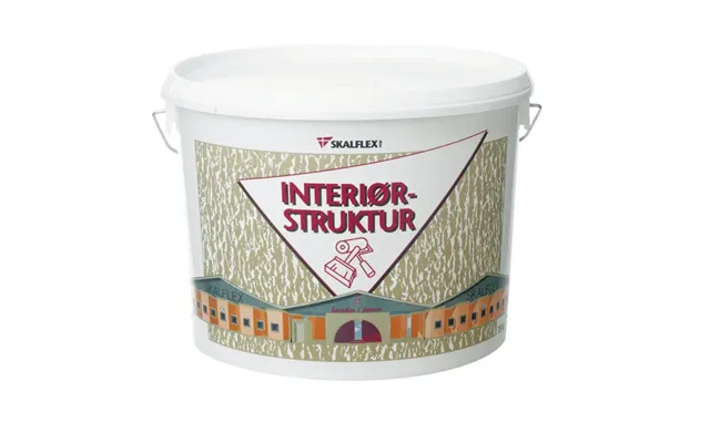Skalflex Strukturmaling - Interiør Sand Råhvid 15kg