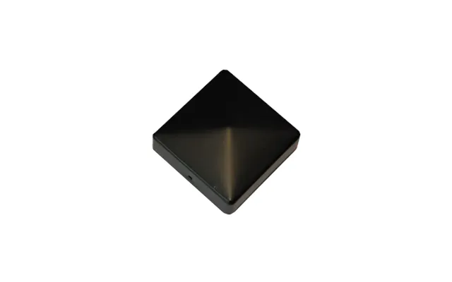 Stolpehat Sort 97x97 Mm