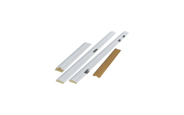Swedoor Karm 128mm 886x2089 V M Bund Fyr Hvid Bd30 35db M