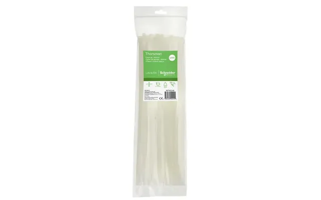 Thorsman Kabelbinder 370x4.8mm 100stk. Neutral - Imt46248
