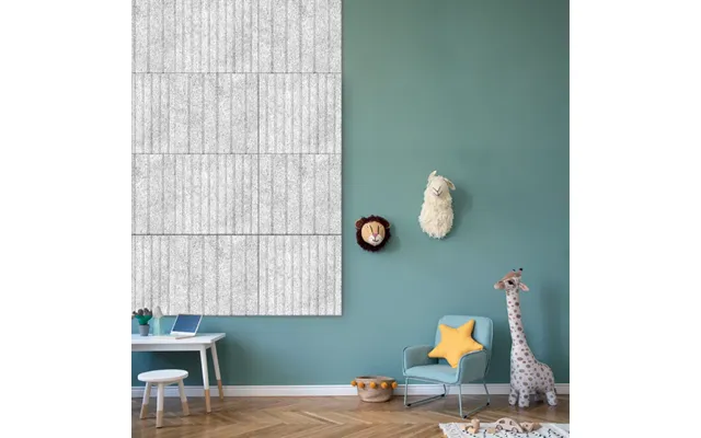 Troldtekt Wall Deco Hvid 25x600x600mm Ultrafin K8 - 2 Pak