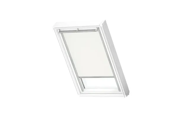 Velux Mørklægningsgardin Hvid- Alu Skinner Dkl Mk08 1025s