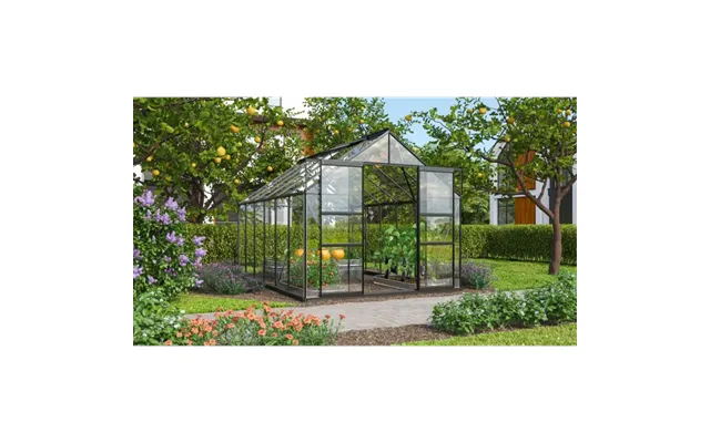 Vitavia Mars 9900 Sort Drivhus 3mm Delt Glas
