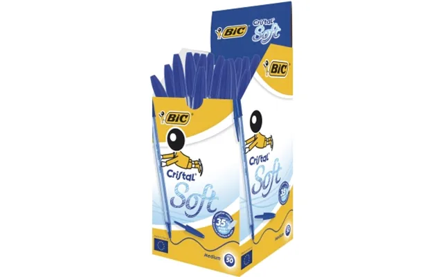 Bic Bic Cristal Soft Medium Blå 50 951434 Modsvarer N A