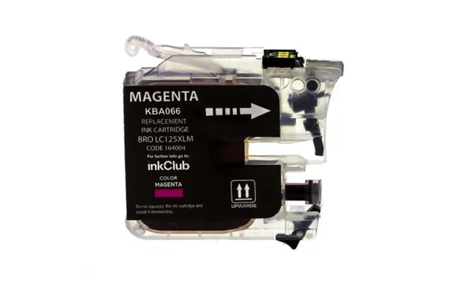 Inkclub Blækpatron Magenta - Erstatter Brother Lc125xl-m Kba066 Modsvarer Lc125xlm