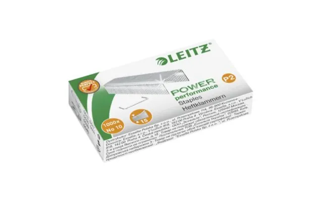Leitz Hæfteklamme Leitz Power Performance Nr. 10 Æske A 1000 55770000 Modsvarer N A