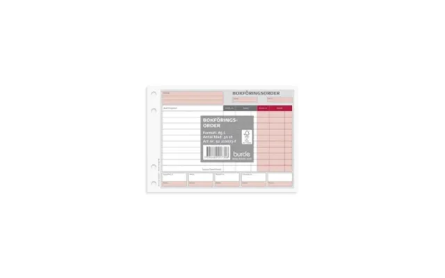 Other Blanket Bogføringsbilag A5l 50 Blad 92210073 Modsvarer N A