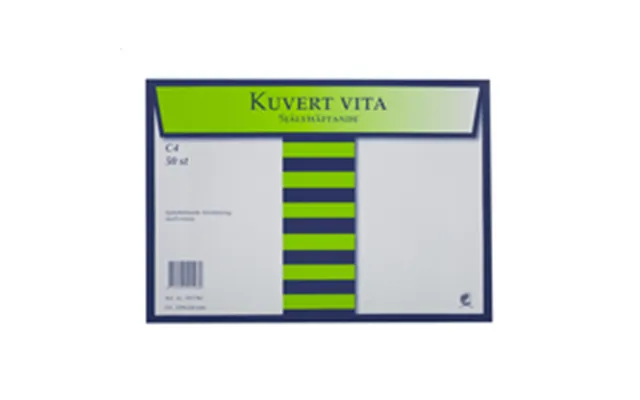 Other Kuvert Konsument Pk. C4 - Hvid P S 50 Pk 101782 Modsvarer N A
