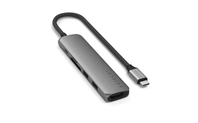 Satechi Satechi 6-i-1 Usb-c Slim Multiport Adapter - Space Grey St-p6sm Modsvarer N A