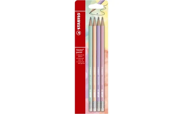 Stabilo Stabilo Swano Hb Pastel 4 Pack 264450 Modsvarer N A