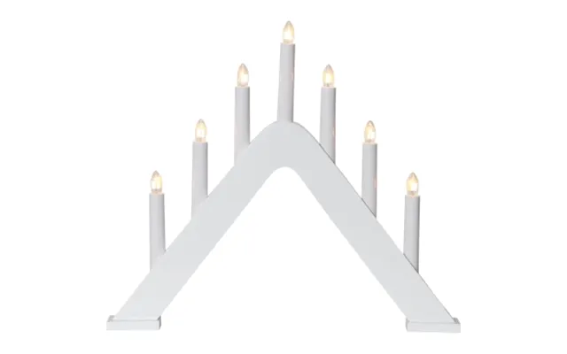 Star Trading Ljusstake Jarve Hvid 41cm 241-74 Modsvarer N A
