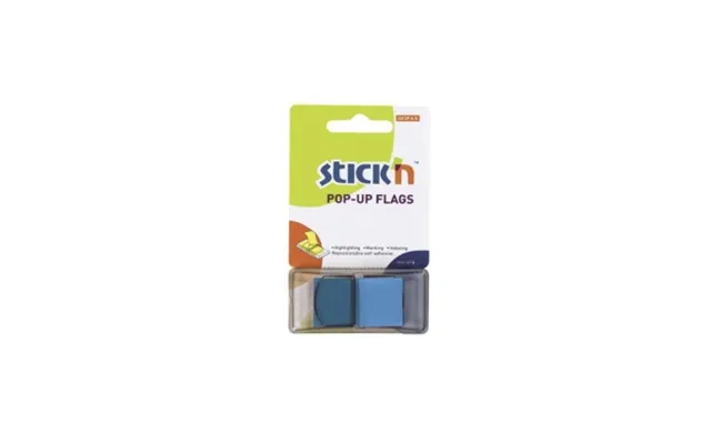 Stick'n Stick'n Pop Up Faner 45x25 50 Blad Blå 4712759260302 Modsvarer N A