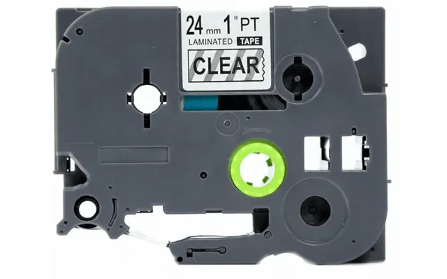 Brother Tzefx151 Tape Sort Tekst På Klar Tape Fleksibel 24mm X 8m Uoriginal