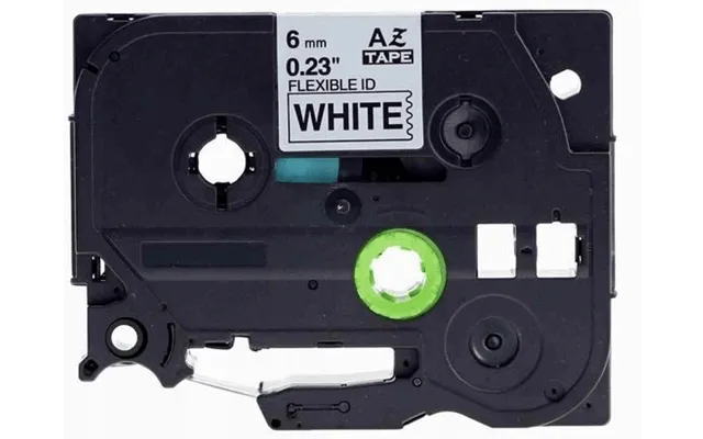 Brother Tzefx211 Tape Sort Tekst På Hvid Tape Fleksibel 6mm X 8m Uoriginal