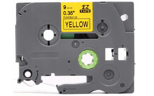 Brother Tzefx621 Tape Sort Tekst På Gul Tape Fleksibel 9mm X 8m Uoriginal