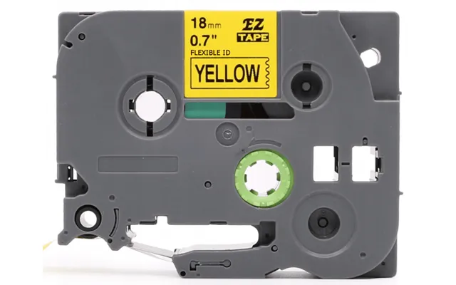 Brother Tzefx641 Tape Sort Tekst På Gul Tape Fleksibel 18mm X 8m Uoriginal