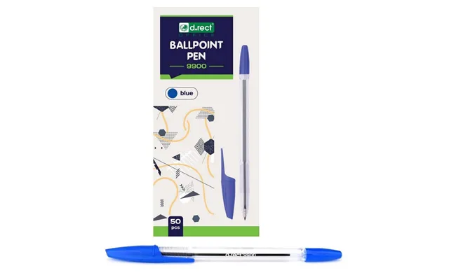 Kuglepen Ballpoint 9900 Blå 50 Stk