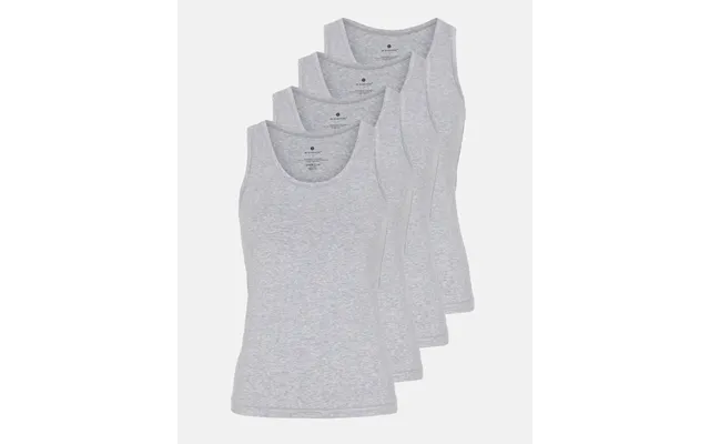 Tanktop 4-pak Bambusviskose Gray Melange product image