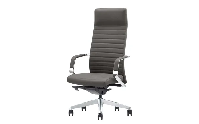 Kontorstol Elc Excellence Læder Mørkegrå product image