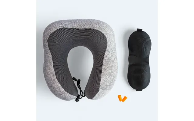 Journeylife Memory Foam Nakkepude - Grå