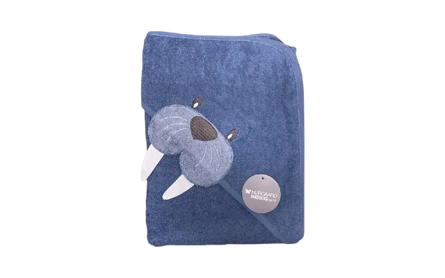 Nm Badeslag Midd Blue M Hvalros Str. 100x100 Cm.
